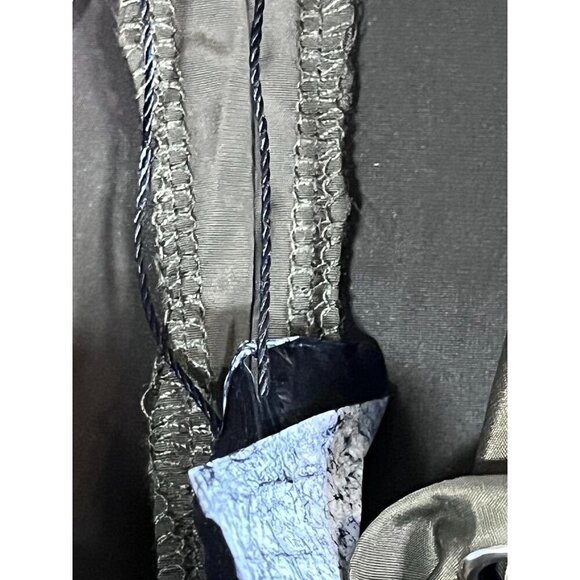 IN Voland Jacket Military 26W Green Neutral Minimalist Raincoat Preppy Army 80s - Picture 9 of 12